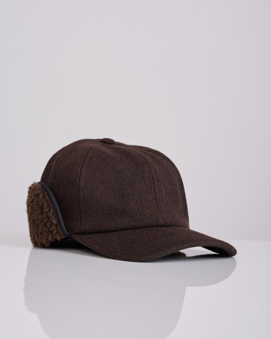 Engineered Garments Heavy Tweed Hunting Cap Dark Brown