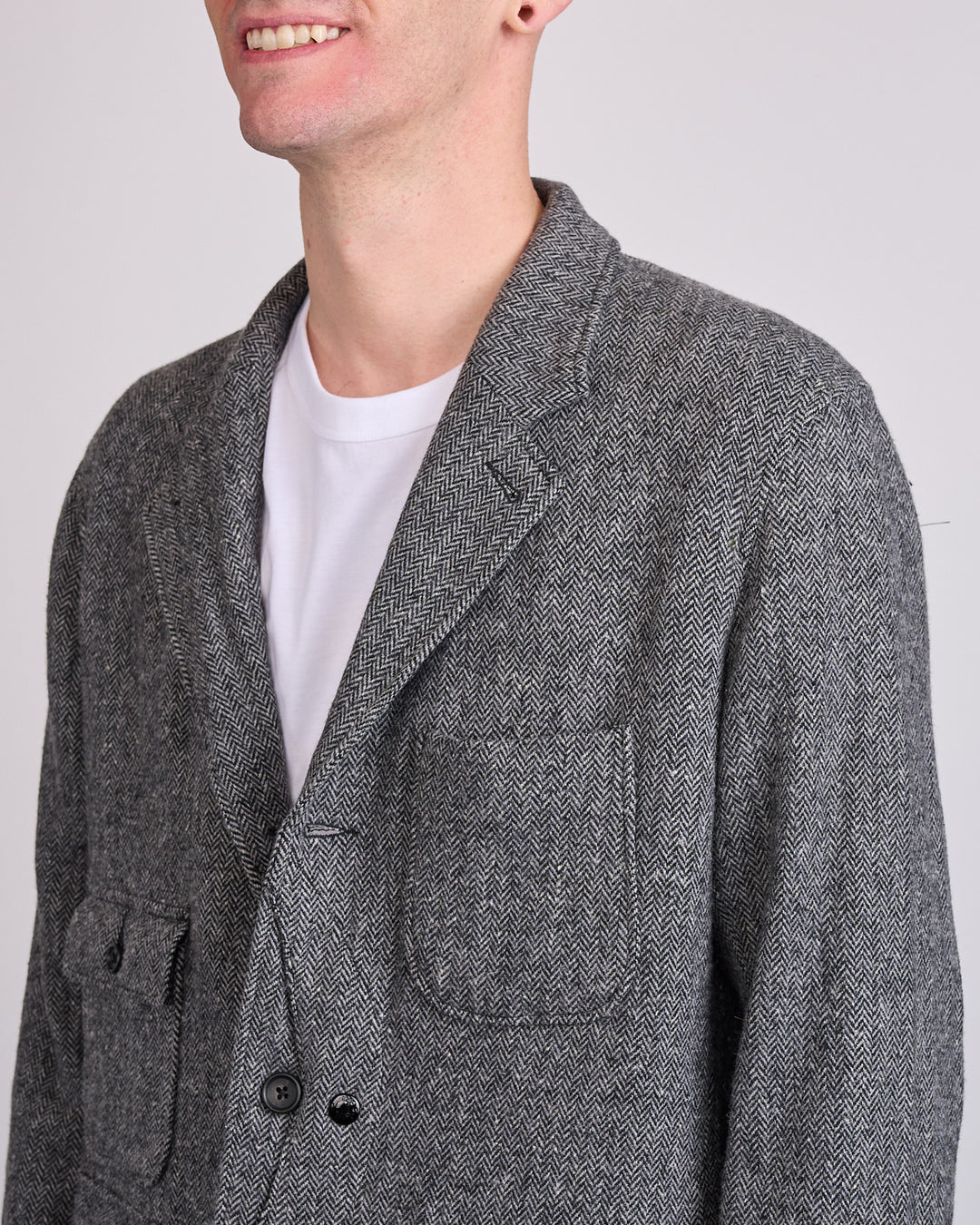 Engineered Garments Herringbone Upland Jacket Grey