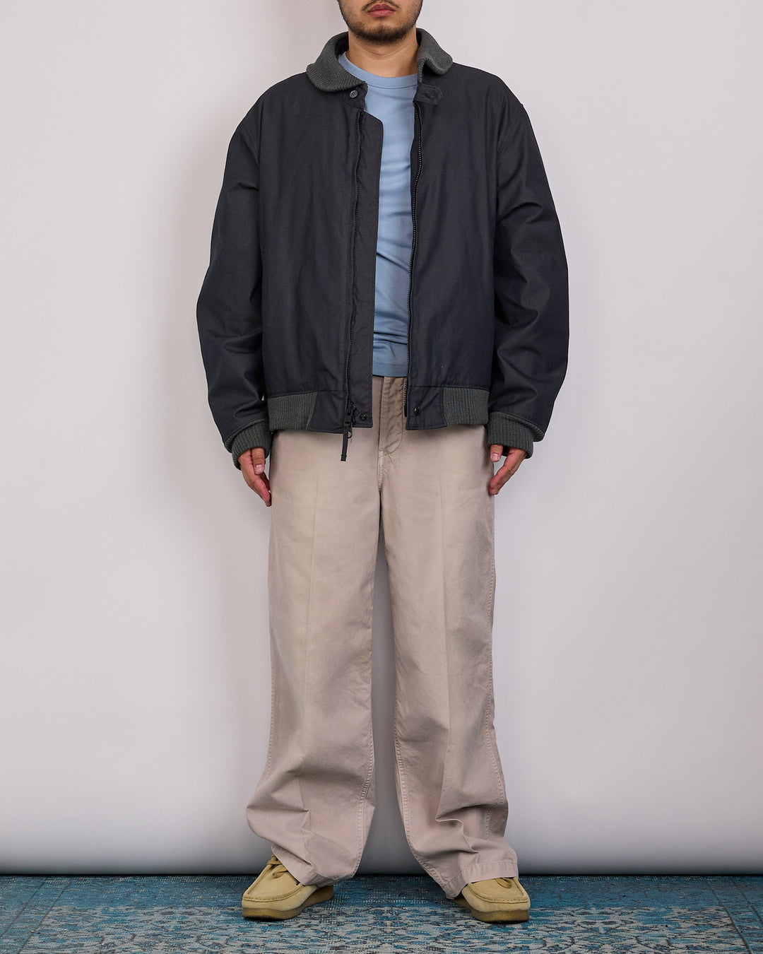 Engineered Garments LL Jacket Charcoal CP Weather Poplin