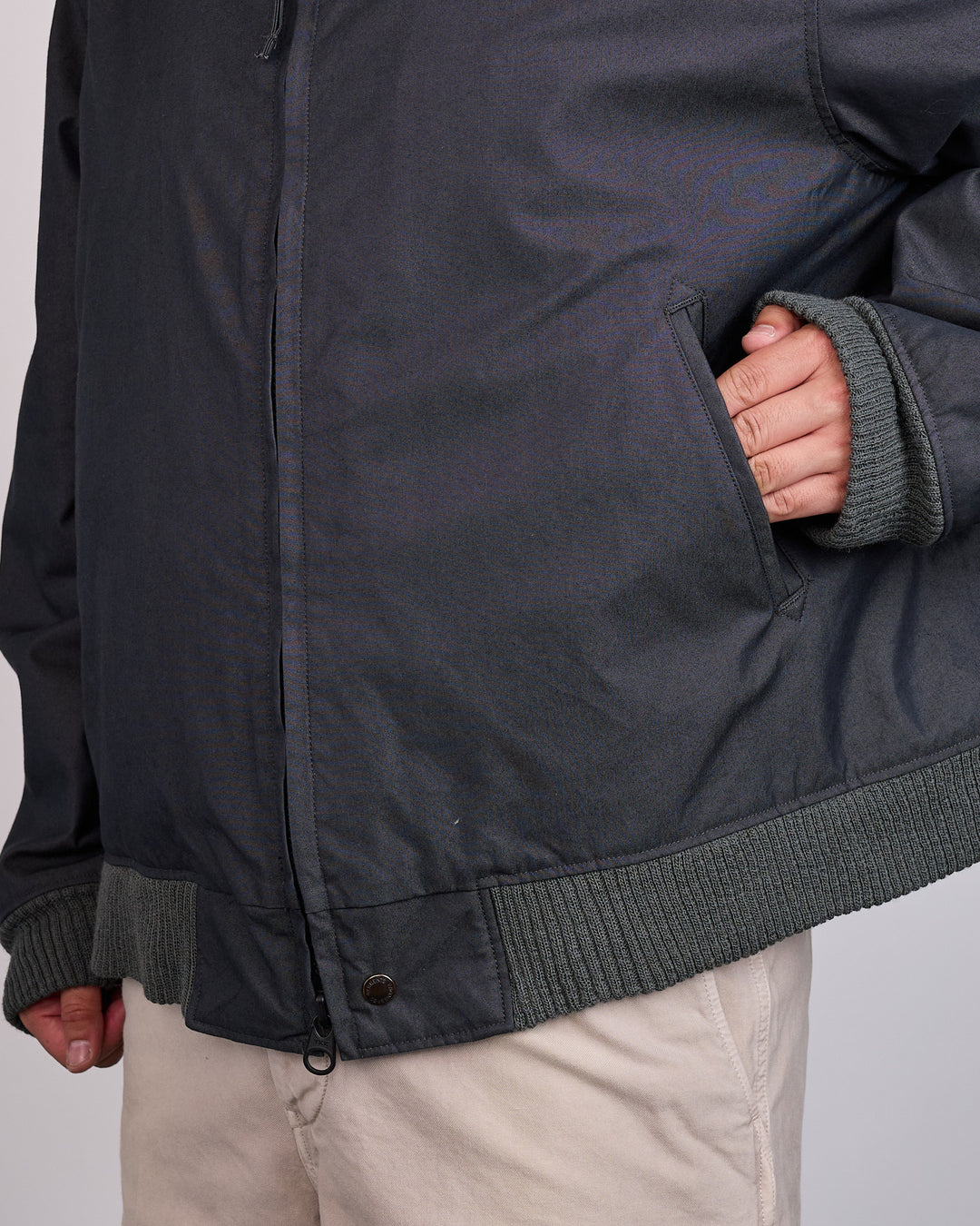 Engineered Garments LL Jacket Charcoal CP Weather Poplin