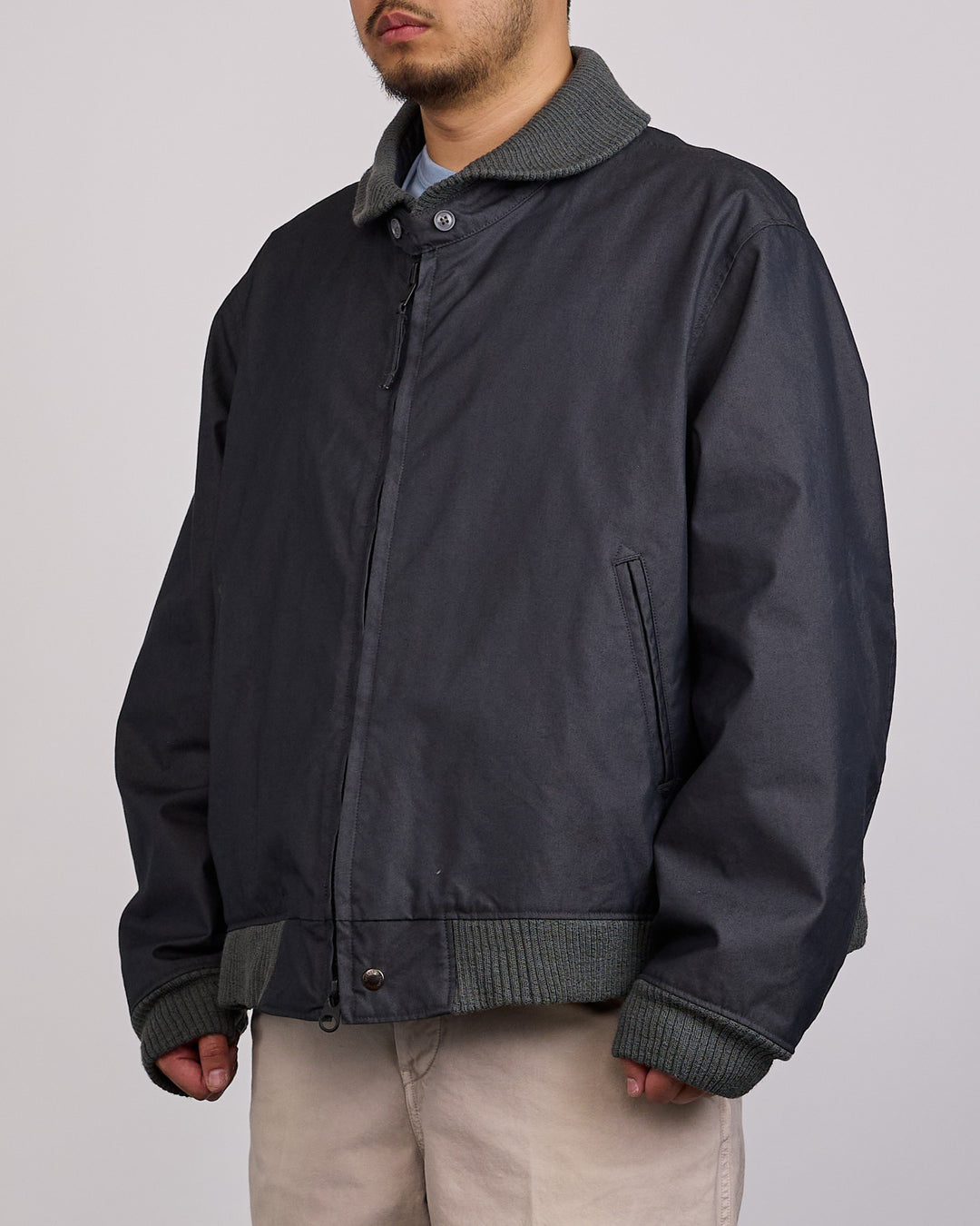 Engineered Garments LL Jacket Charcoal CP Weather Poplin
