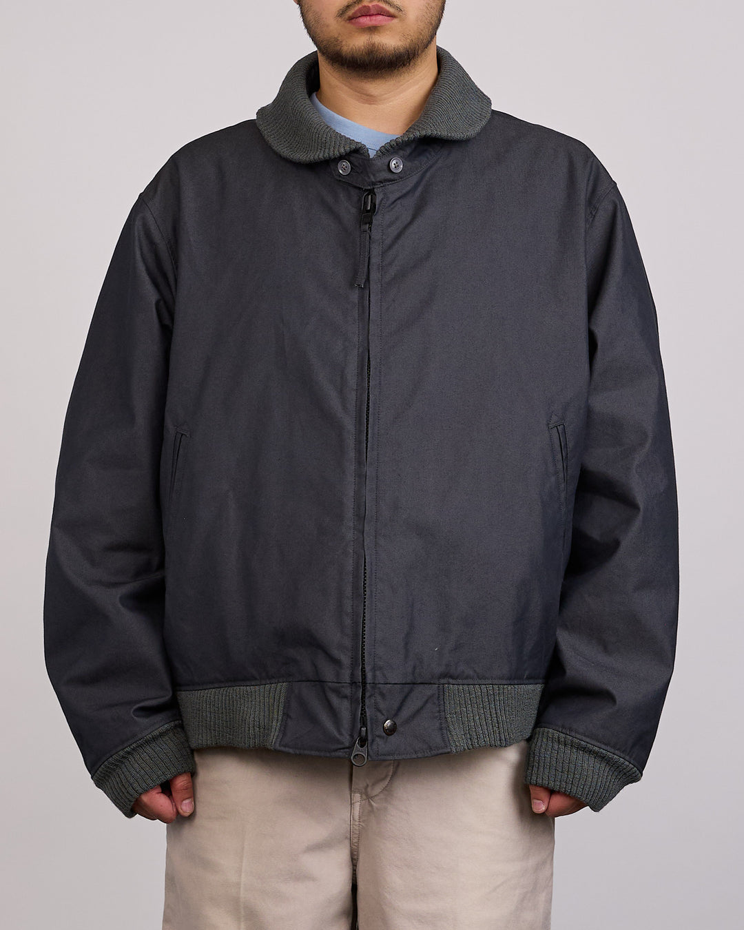 Engineered Garments LL Jacket Charcoal CP Weather Poplin