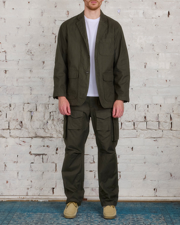 Engineered Garments Loiter Jacket Cotton Brush HB Olive