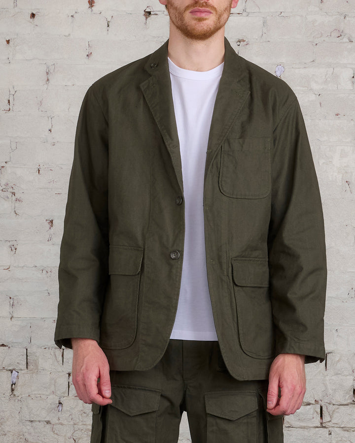 Engineered Garments Loiter Jacket Cotton Brush HB Olive