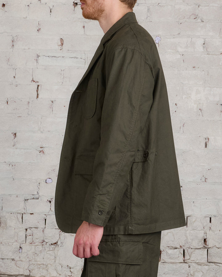 Engineered Garments Loiter Jacket Cotton Brush HB Olive