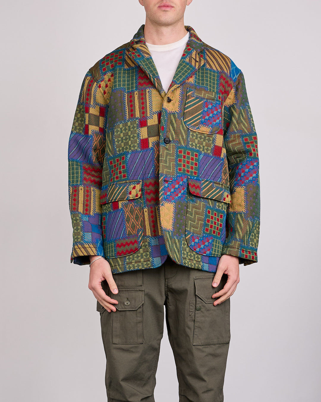Engineered Garments Loiter Jacket Geometric PW Jacquard