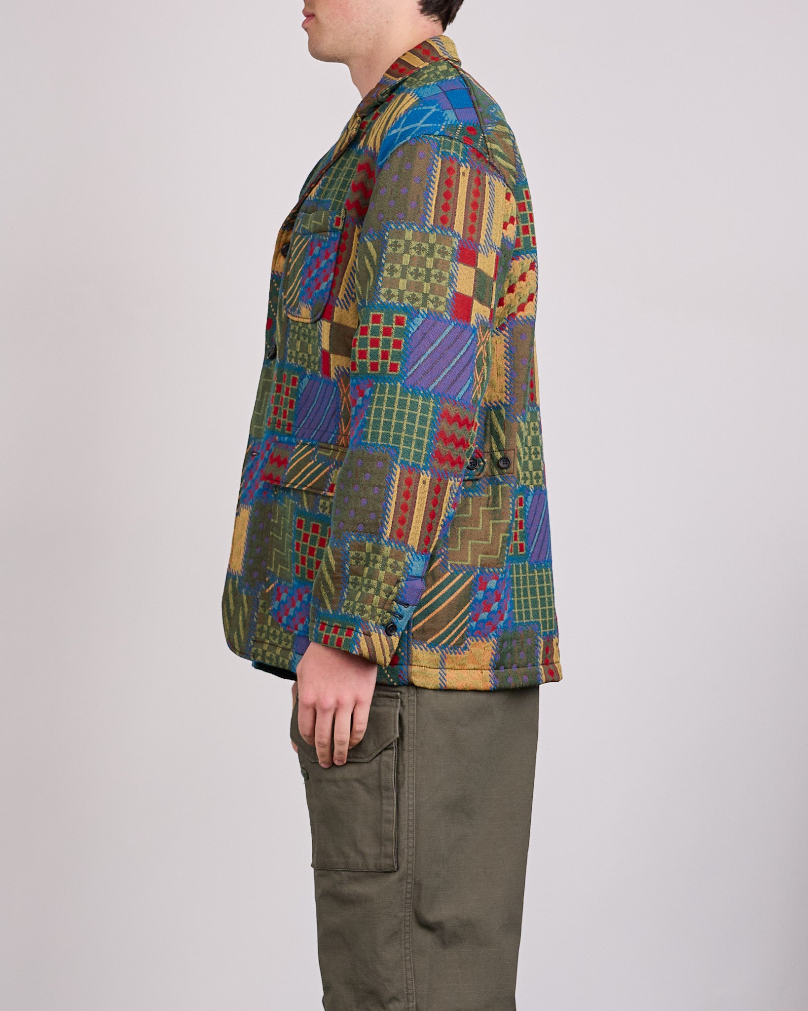Engineered Garments Loiter Jacket Geometric PW Jacquard – LESS 17