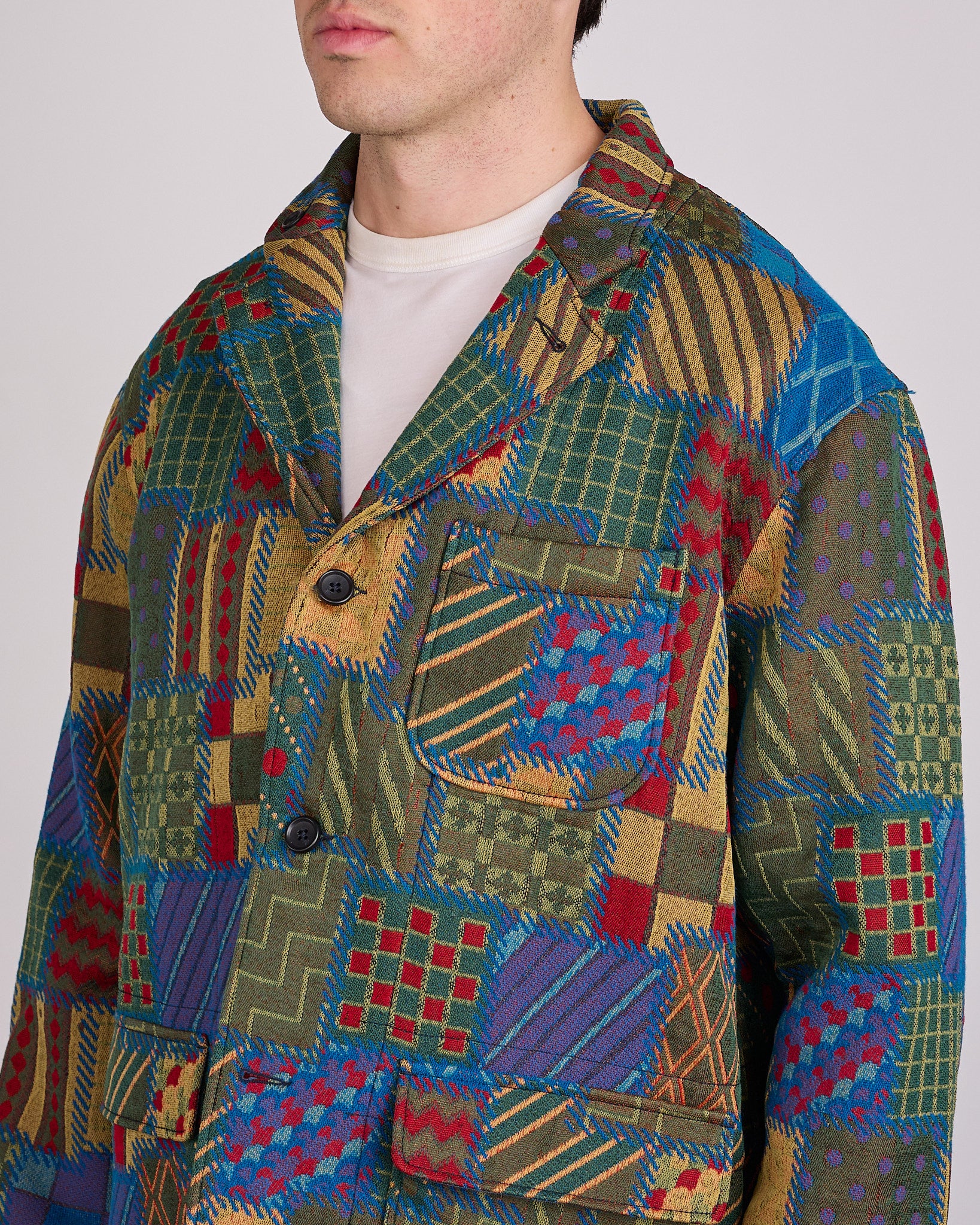 Engineered Garments Loiter Jacket Geometric PW Jacquard