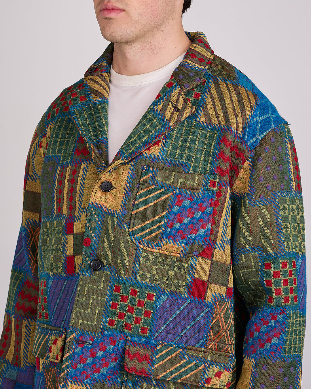 Engineered Garments Loiter Jacket Geometric PW Jacquard