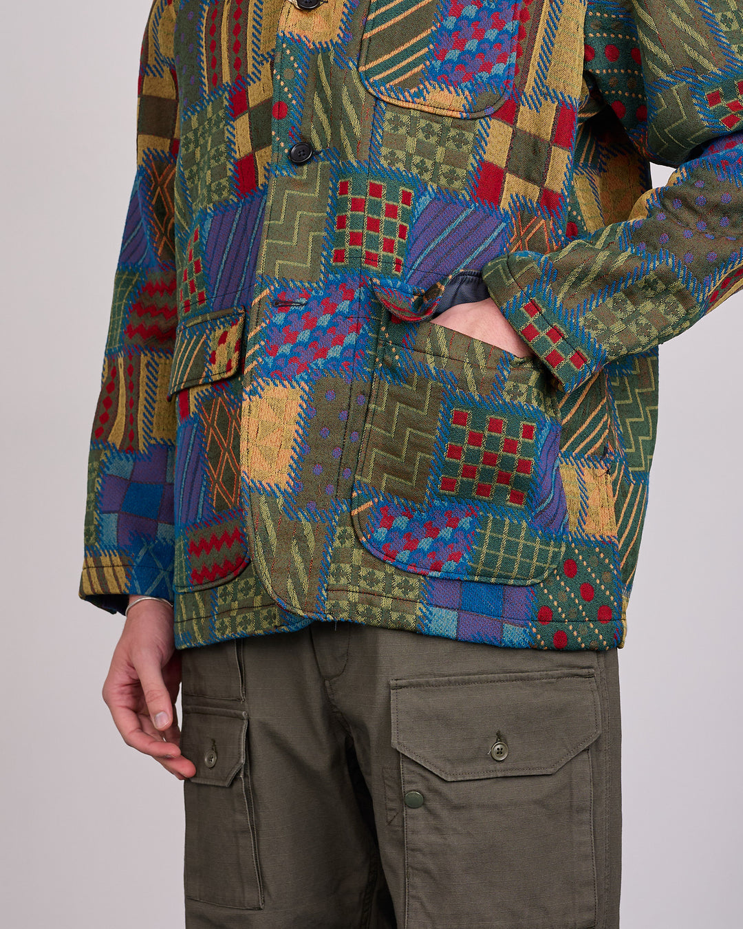 Engineered Garments Loiter Jacket Geometric PW Jacquard
