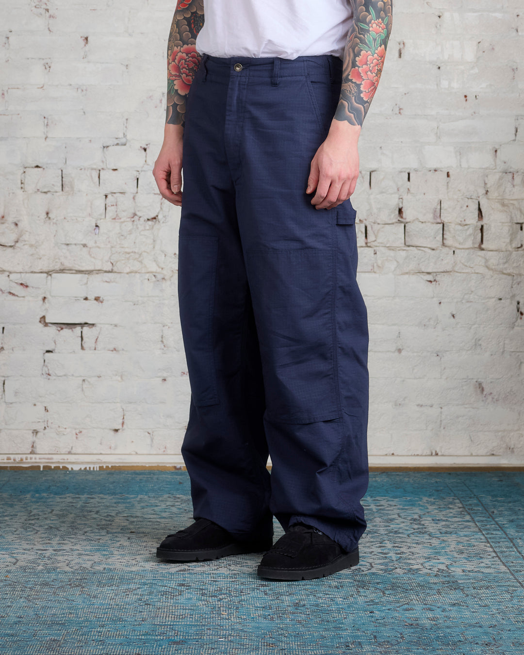 Engineered Garments Painter Pant Dark Navy Cotton Ripstop