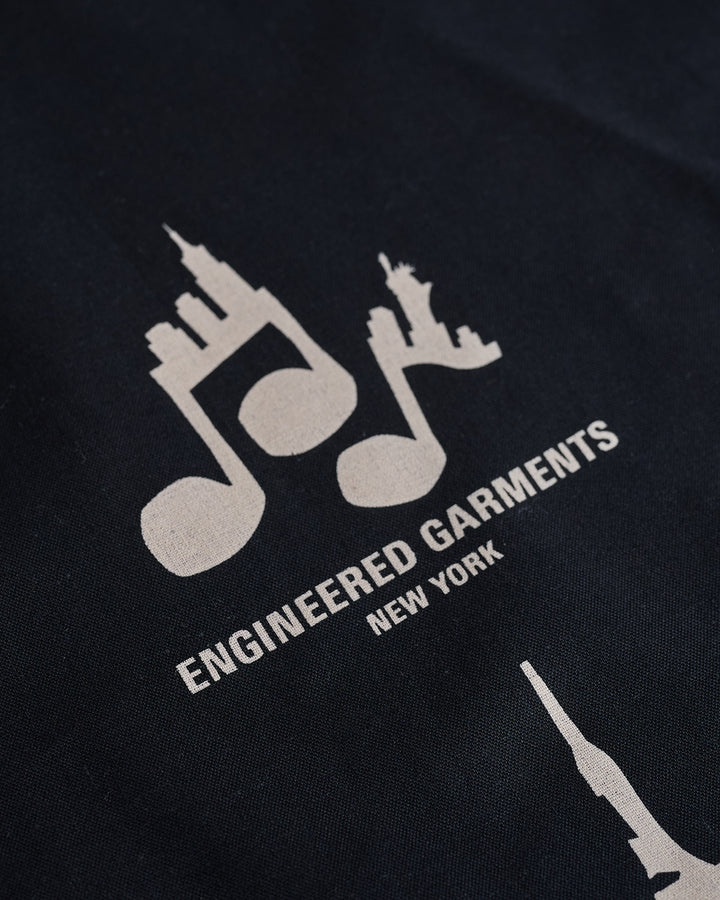 Engineered Garments Printed Bandana City Black