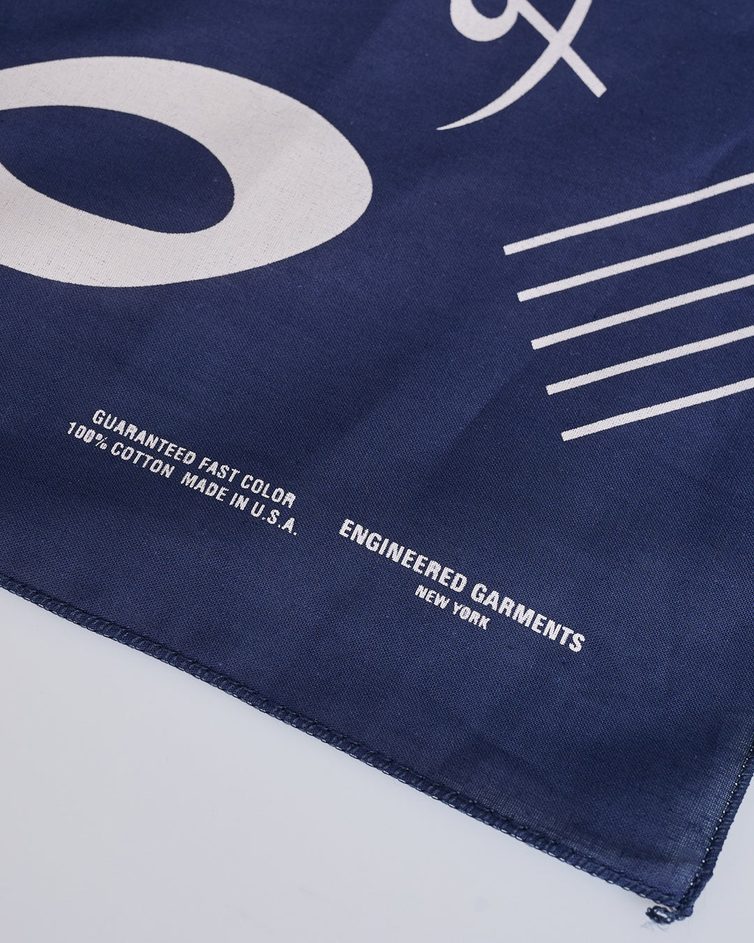 Engineered Garments Printed Bandana Piano Navy