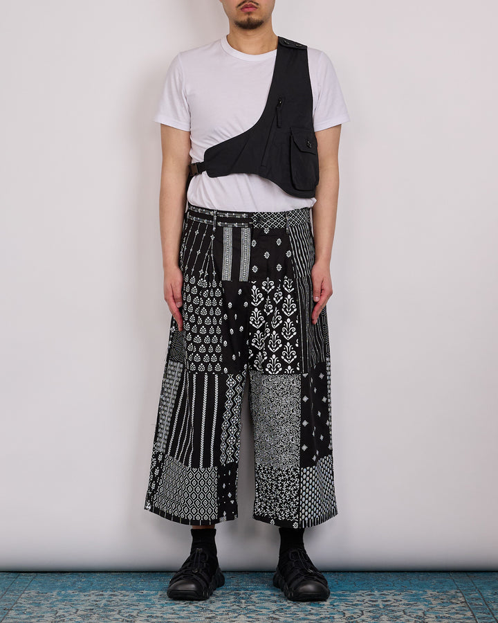 Engineered Garments Shoulder Vest Lightweight Nyco Poplin Black