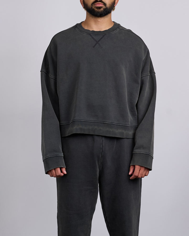 Entire Studios Box Crewneck Washed Black