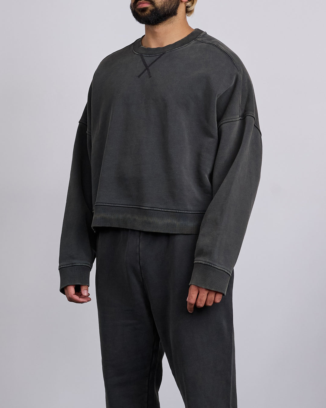 Entire Studios Box Crewneck Washed Black