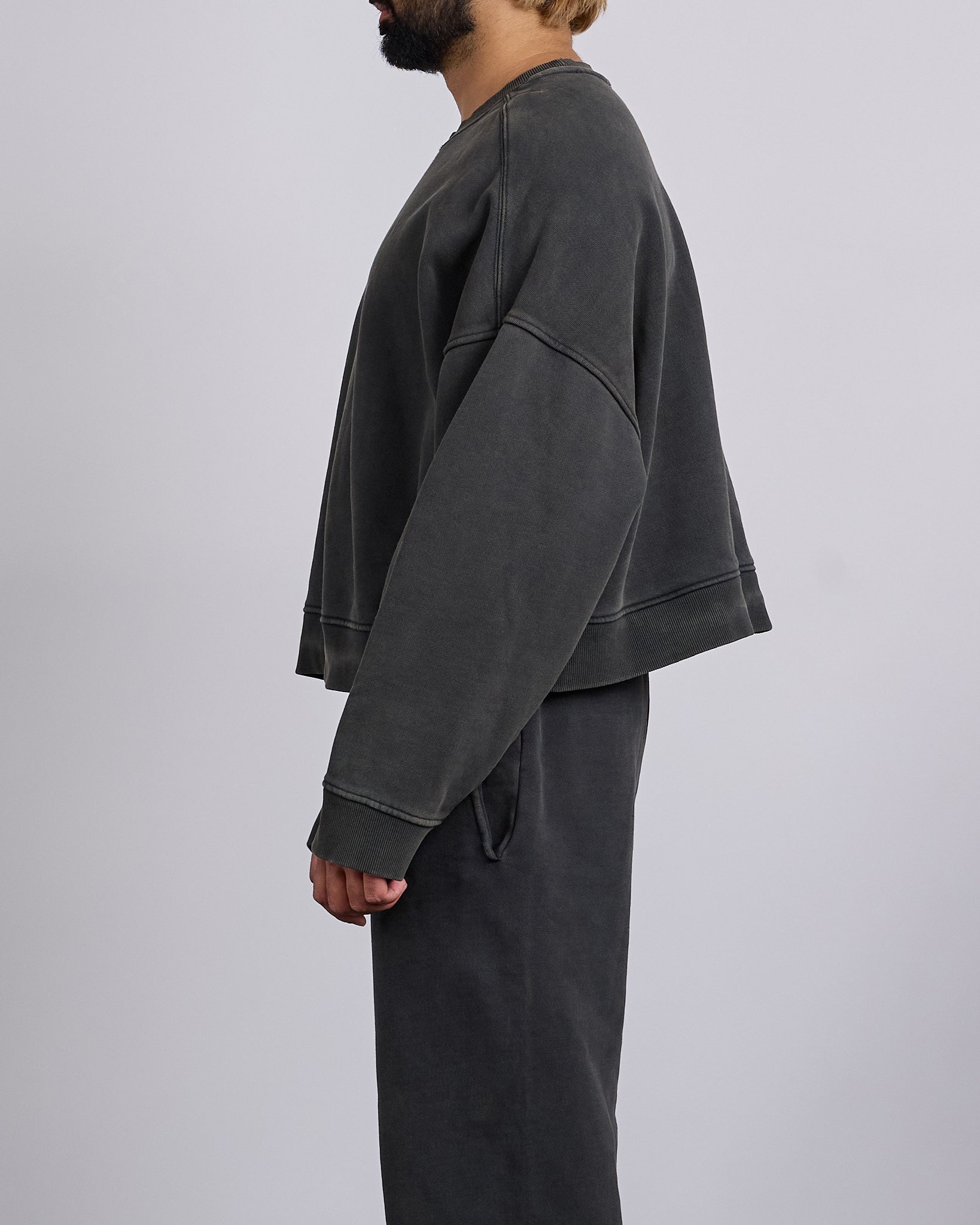 Entire Studios Box Crewneck Washed Black – LESS 17