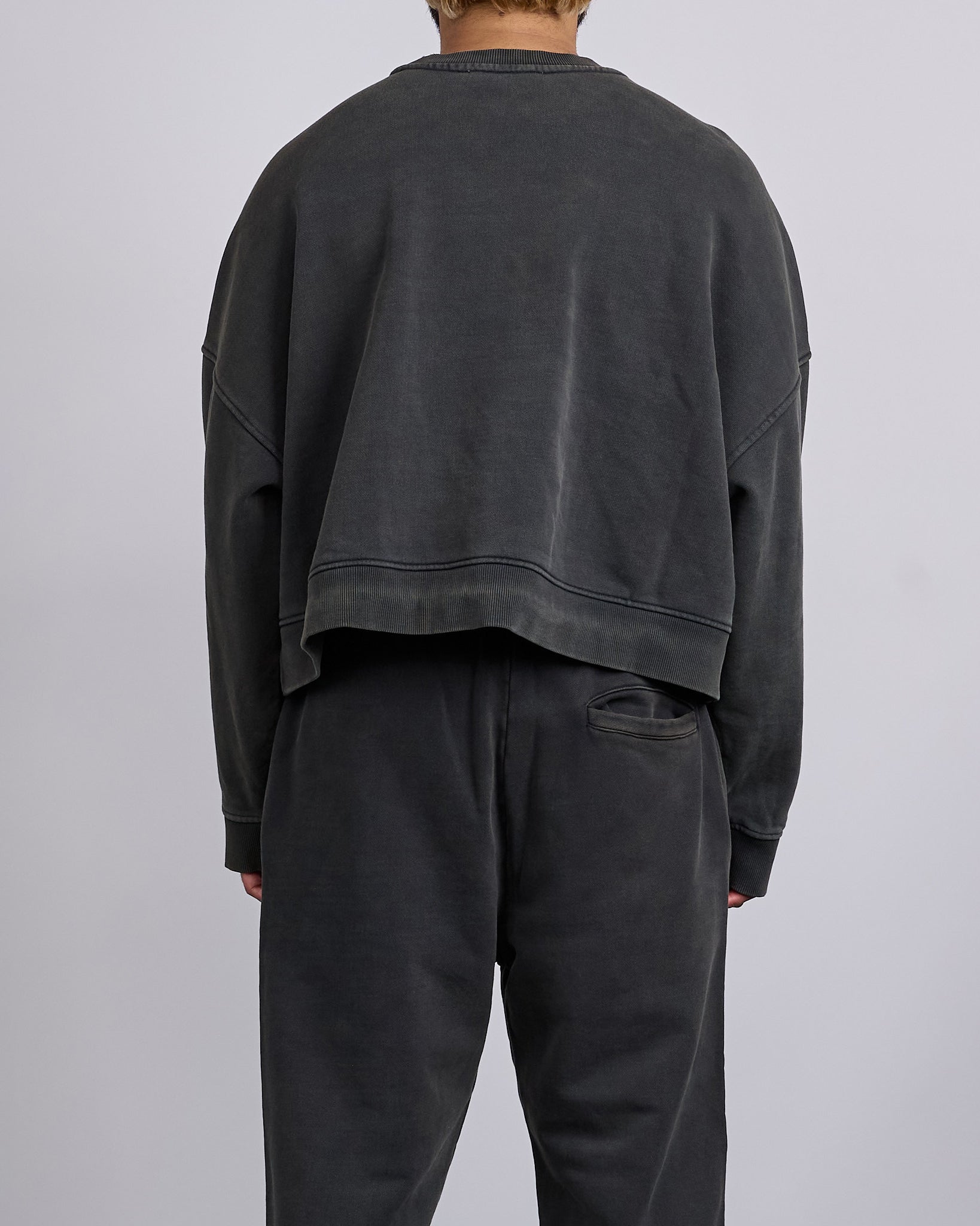 Entire Studios Box Crewneck Washed Black – LESS 17