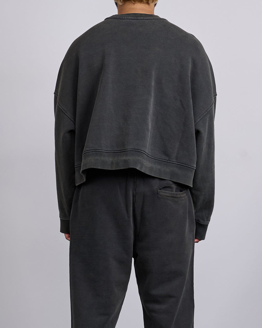 Entire Studios Box Crewneck Washed Black