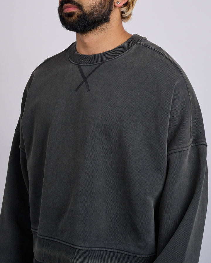 Entire Studios Box Crewneck Washed Black