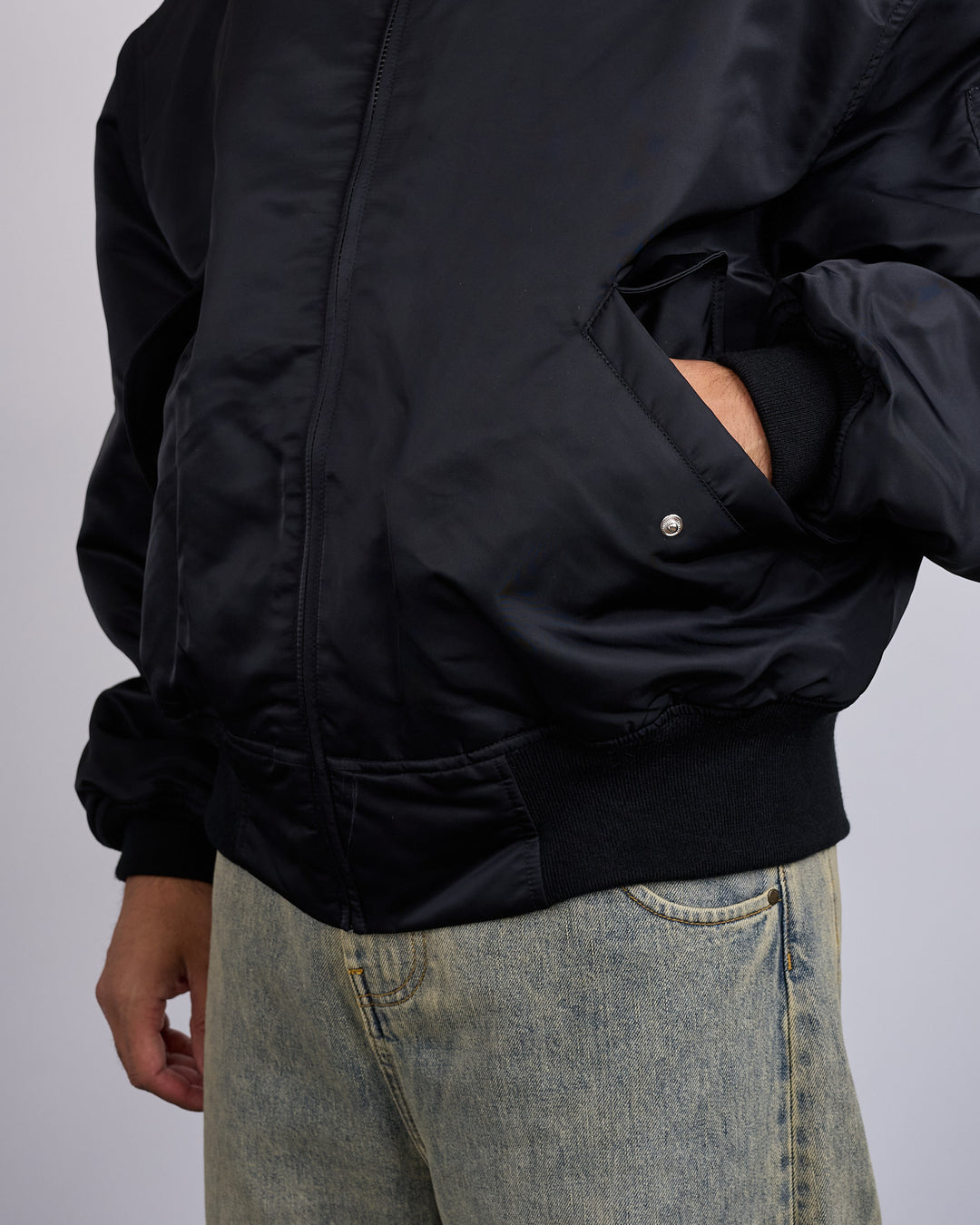 Entire Studios Broad Bomber Jacket Oil