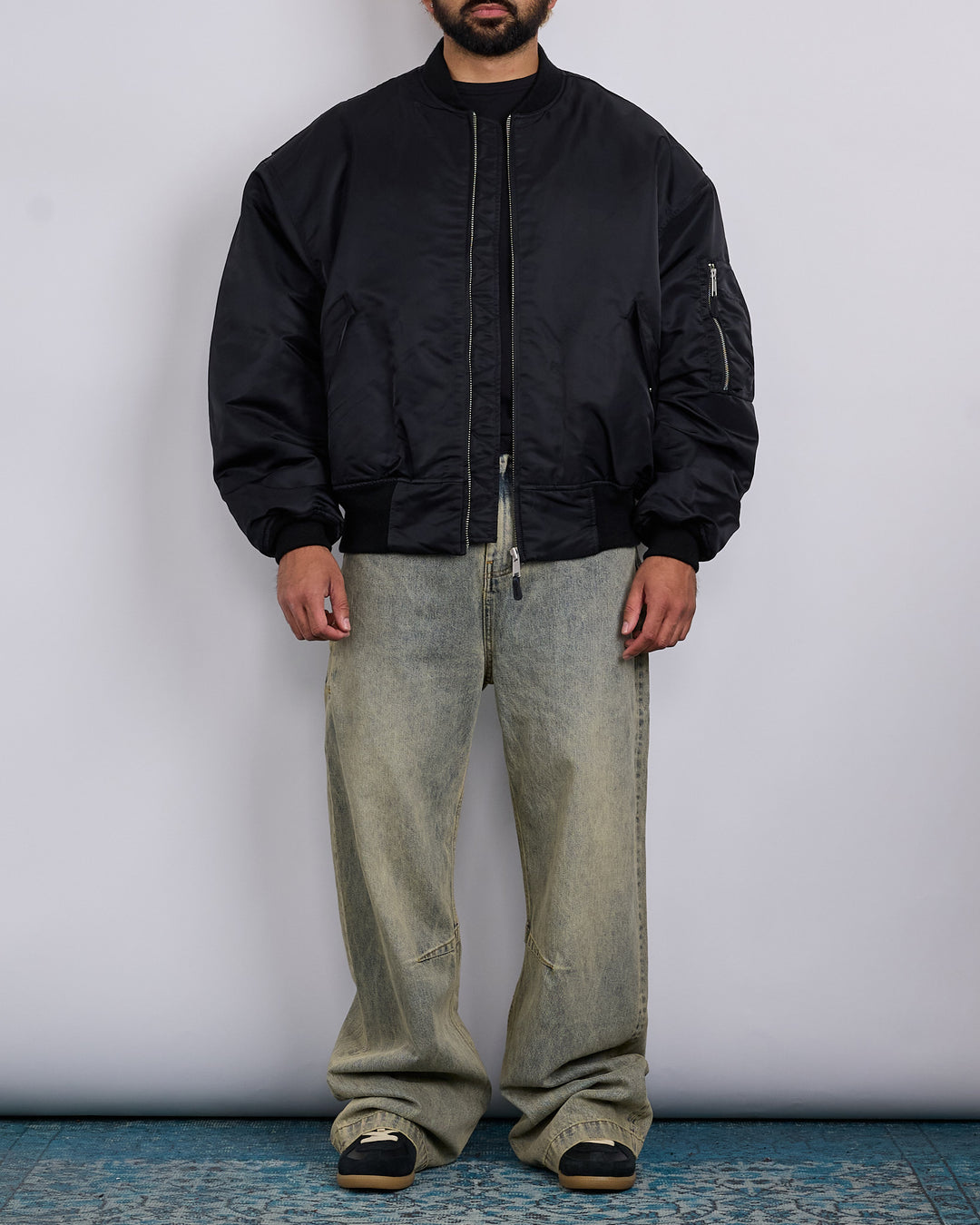 Entire Studios Broad Bomber Jacket Oil