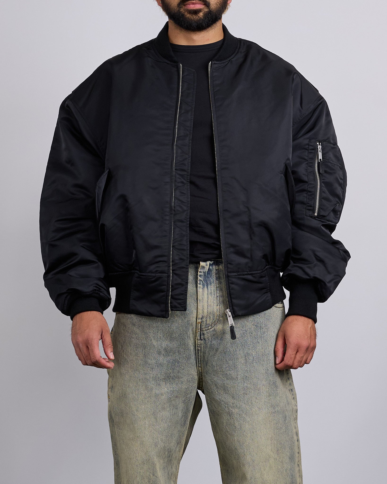 Entire Studios Broad Bomber Jacket Oil – LESS 17