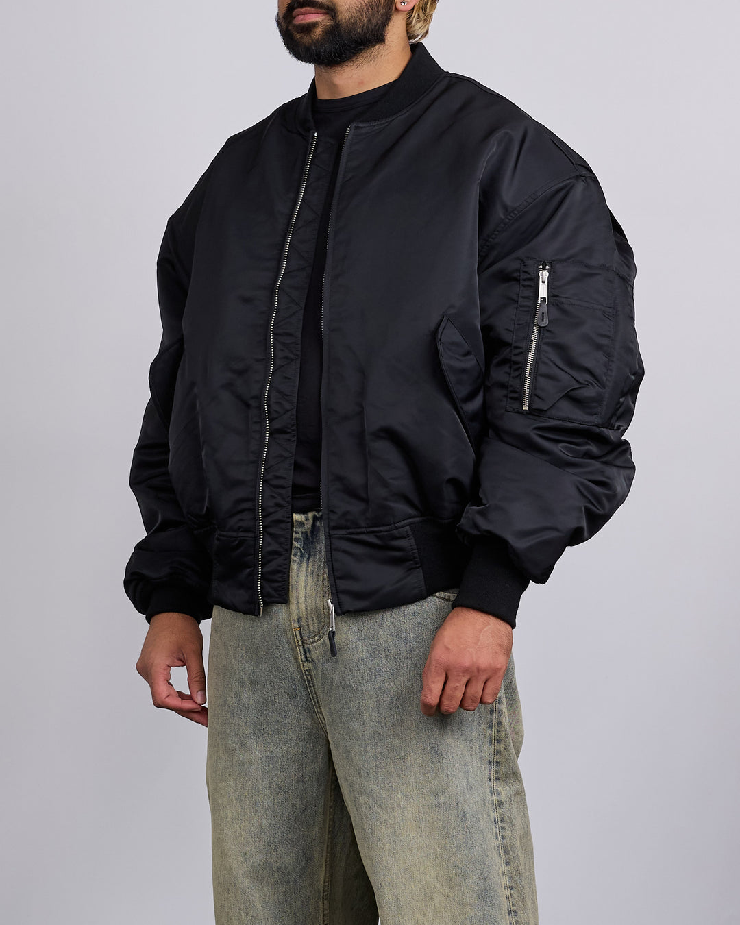 Entire Studios Broad Bomber Jacket Oil