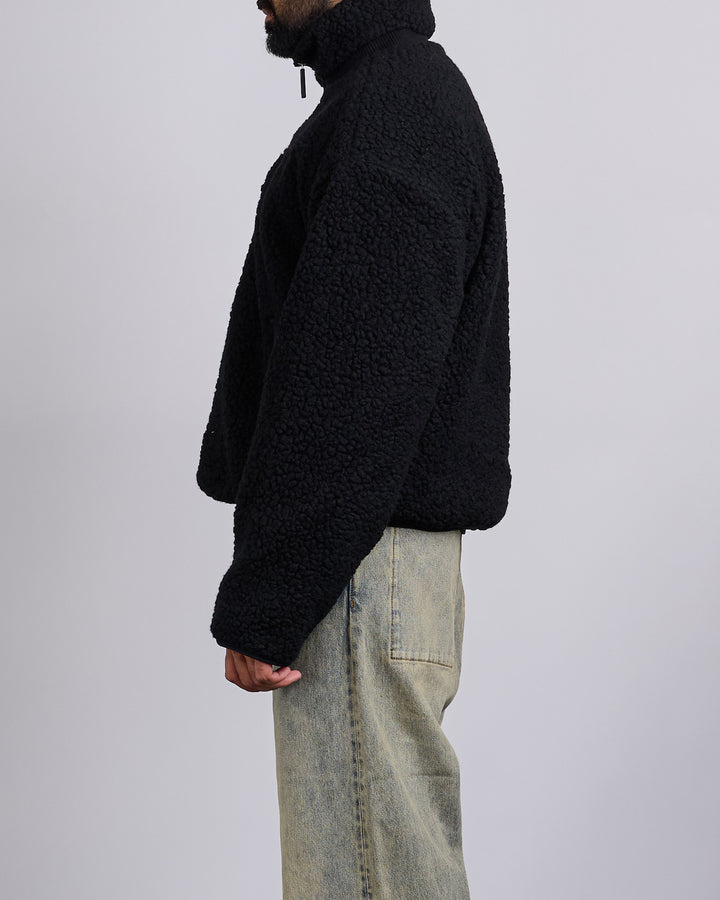 Entire Studios EF Wool Blend Fleece Jacket Black