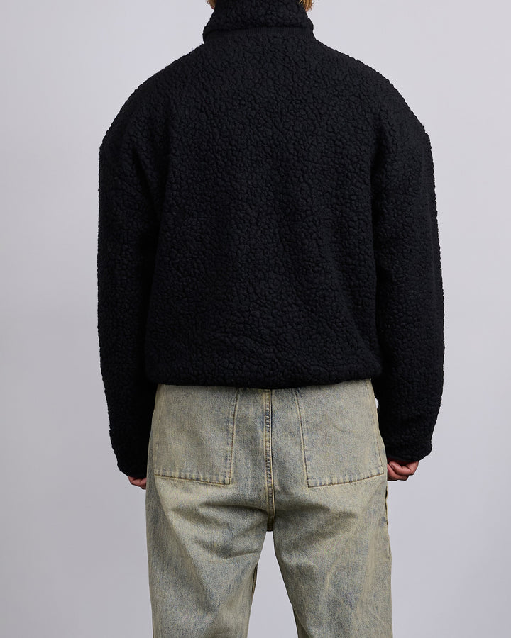 Entire Studios EF Wool Blend Fleece Jacket Black