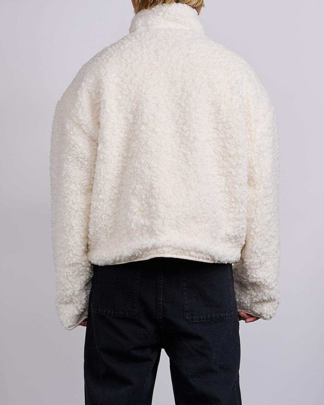Entire Studios EF Wool Blend Fleece Jacket White