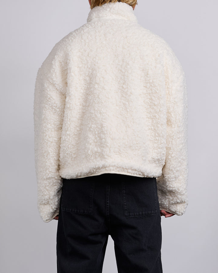 Entire Studios EF Wool Blend Fleece Jacket White