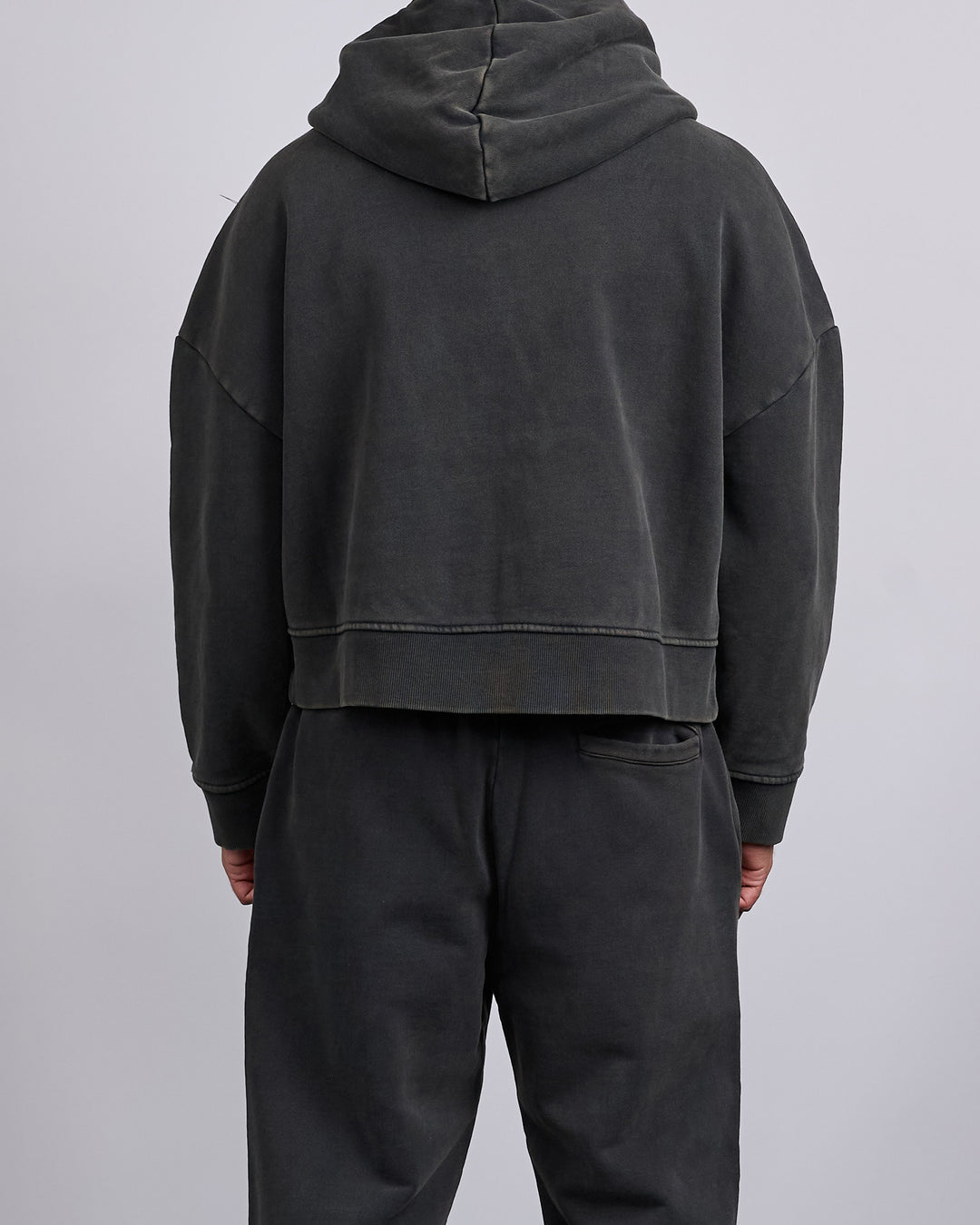 Entire Studios Eternal Zip Hoodie Washed Black