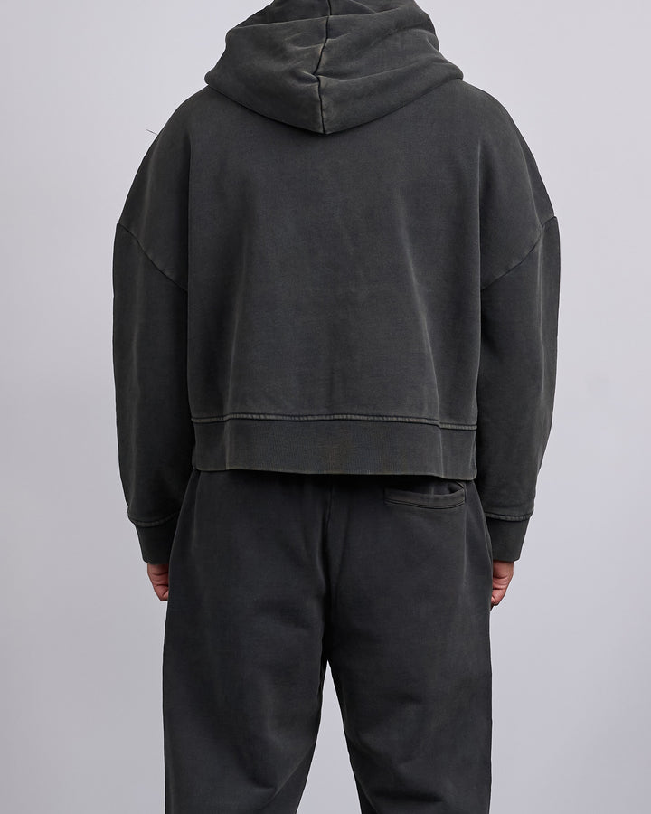 Entire Studios Eternal Zip Hoodie Washed Black
