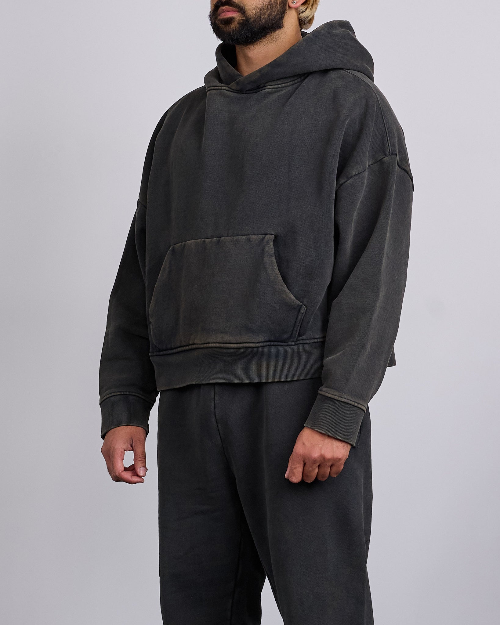 Entire Studios Heavy Hoodie Washed Black – LESS 17