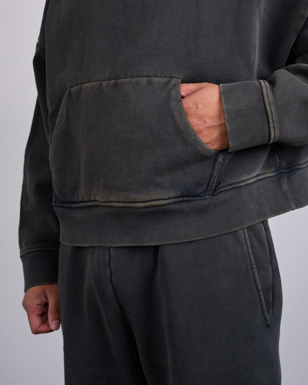 Entire Studios Heavy Hoodie Washed Black