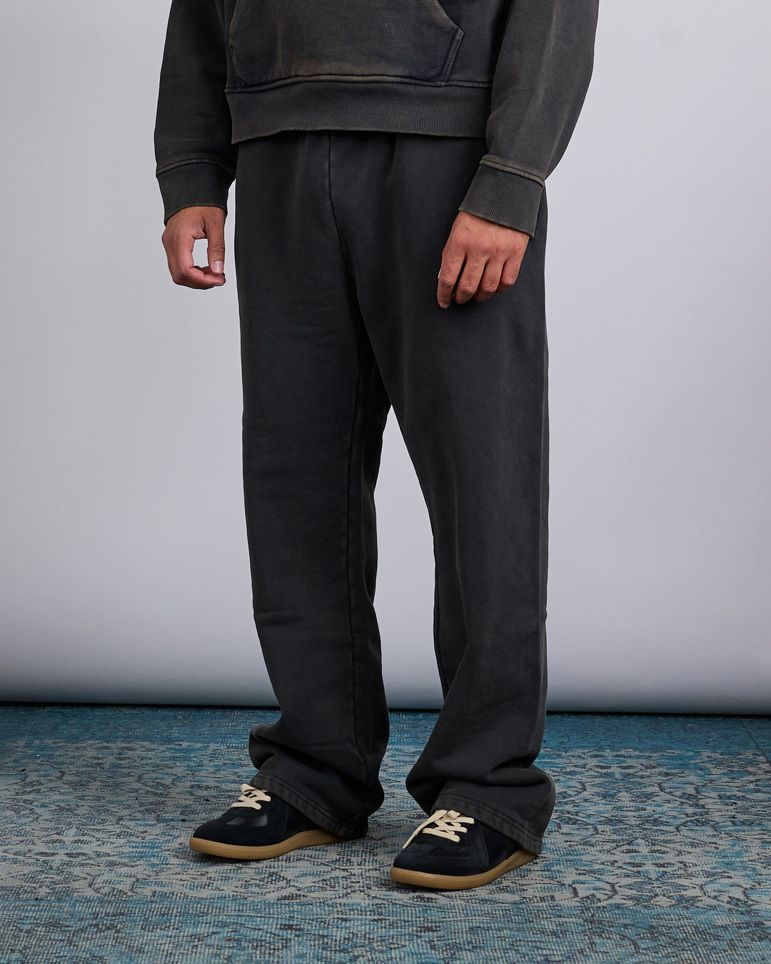 Entire Studios Straight Leg Sweatpant Washed Black