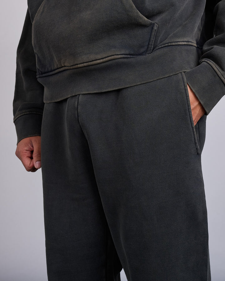 Entire Studios Straight Leg Sweatpant Washed Black