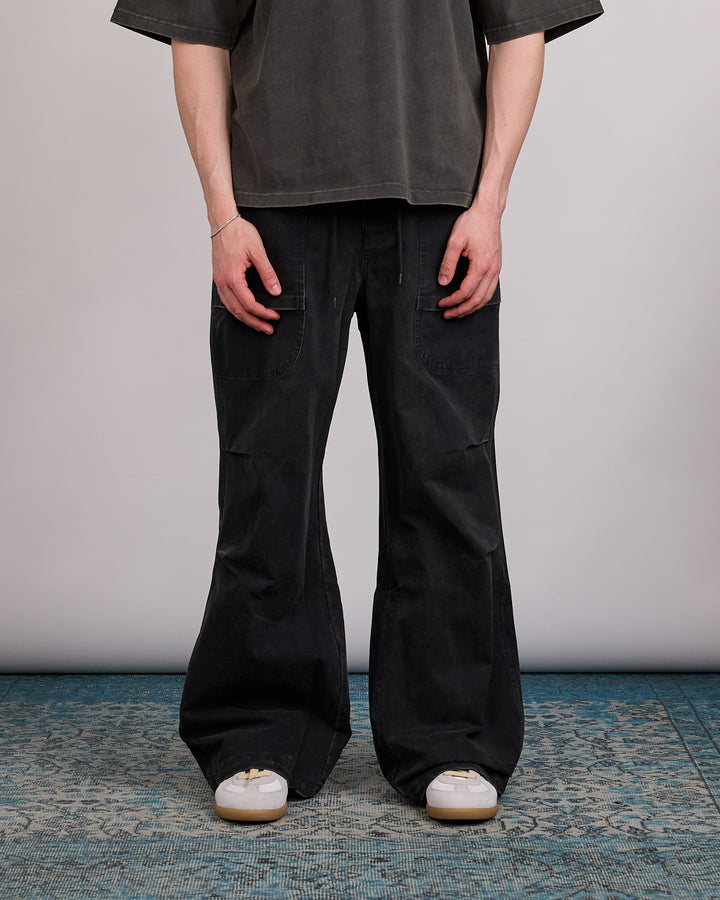 Entire Studios Uniform Barren Cargo Pant Washed Black