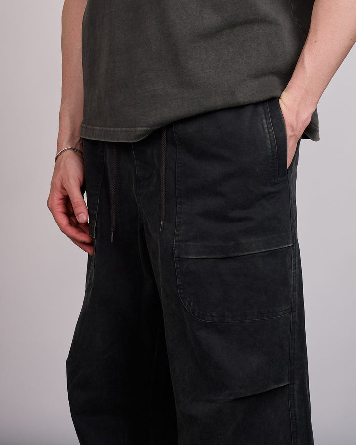 Entire Studios Uniform Barren Cargo Pant Washed Black