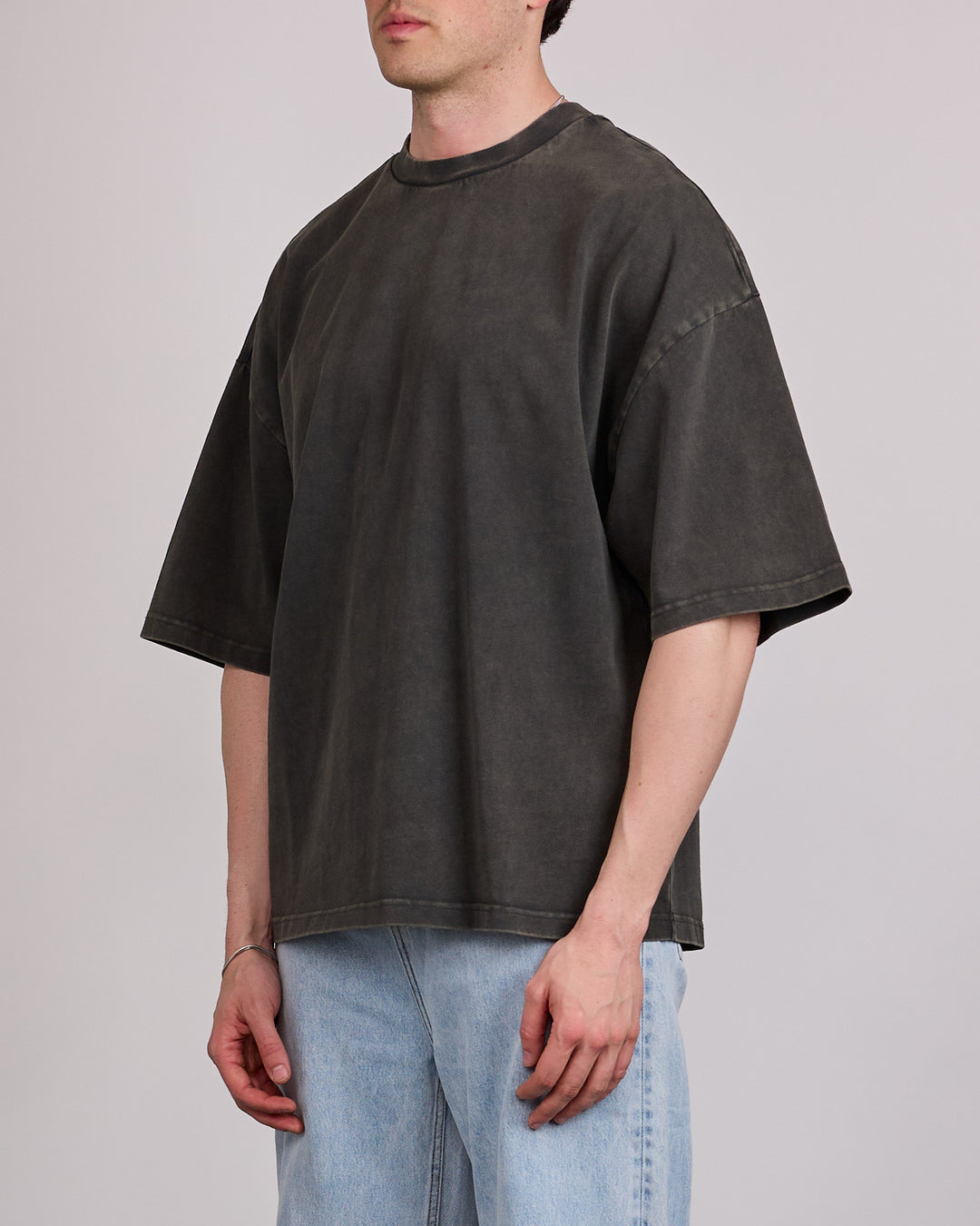 Entire Studios Uniform Heavy Boxy T-Shirt Washed Black