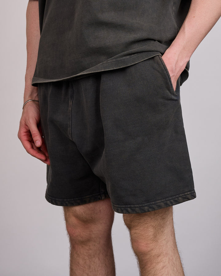 Entire Studios Uniform Standard Sweatshort Washed Black