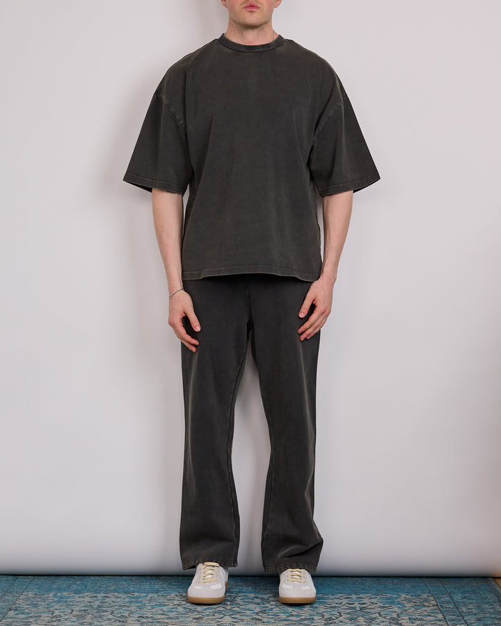 Entire Studios Uniform Straight Leg Sweatpant Washed Black