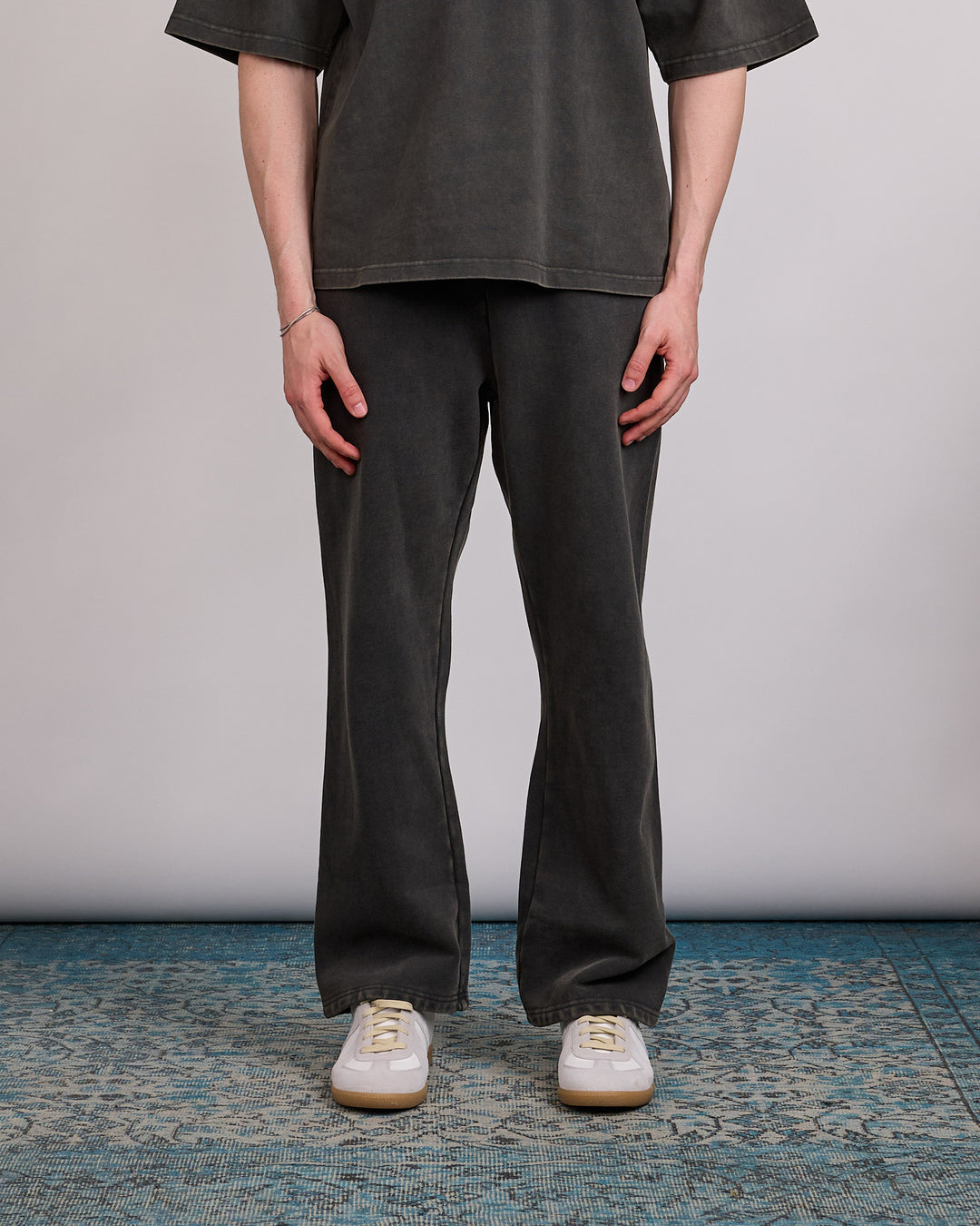 Entire Studios Uniform Straight Leg Sweatpant Washed Black