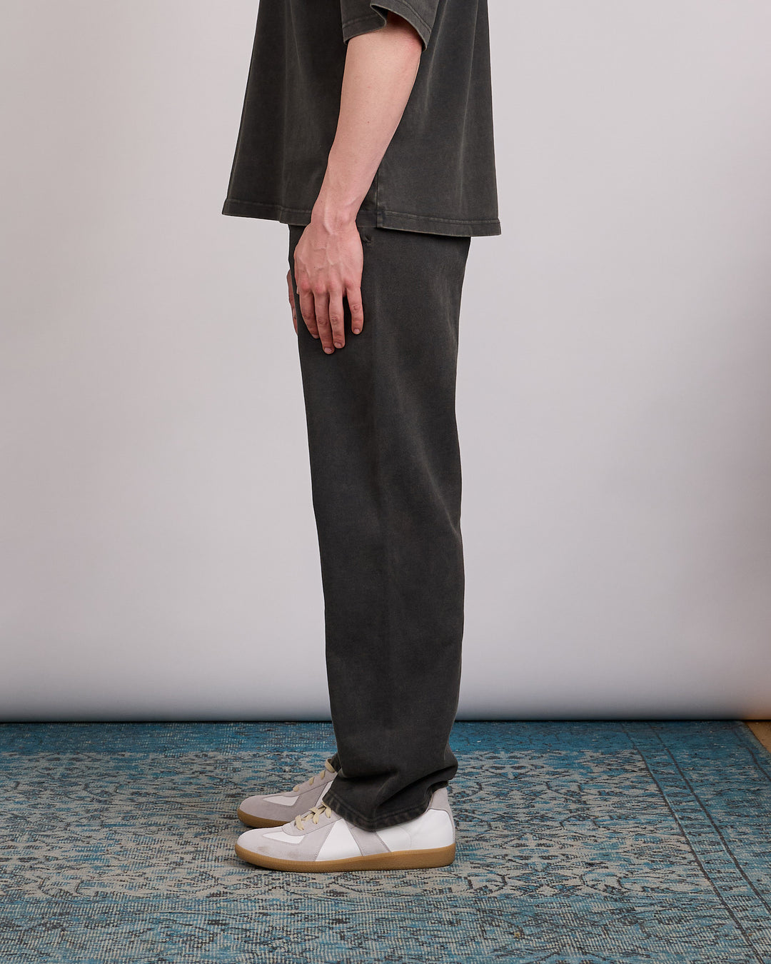 Entire Studios Uniform Straight Leg Sweatpant Washed Black