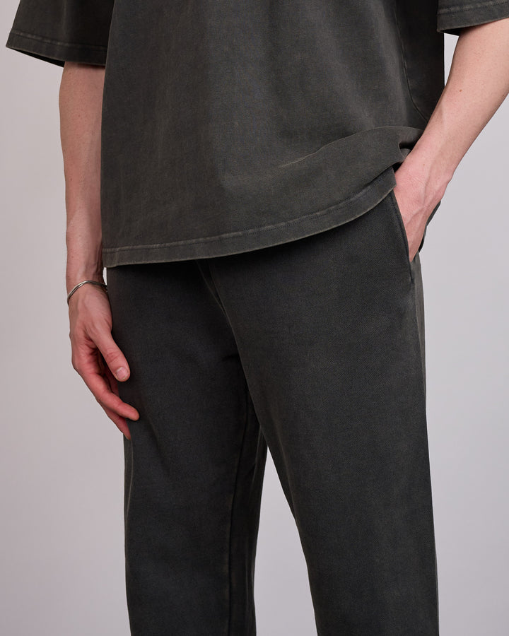 Entire Studios Uniform Straight Leg Sweatpant Washed Black