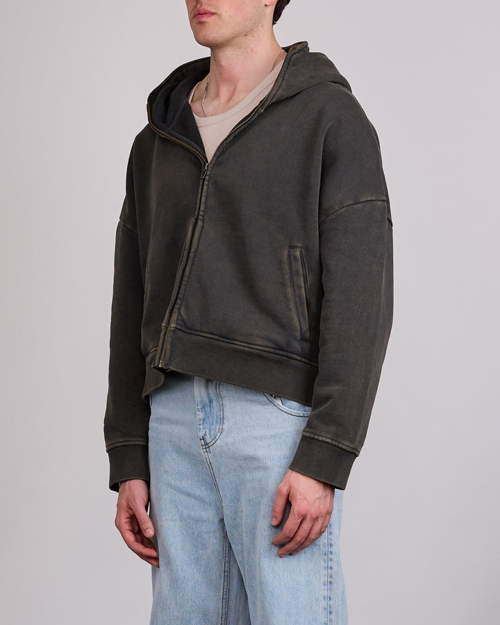 Entire Studios Uniform Eternal Zip Hoodie Washed Black