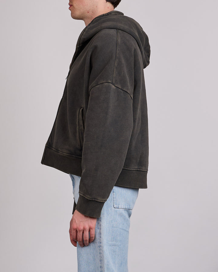 Entire Studios Uniform Eternal Zip Hoodie Washed Black