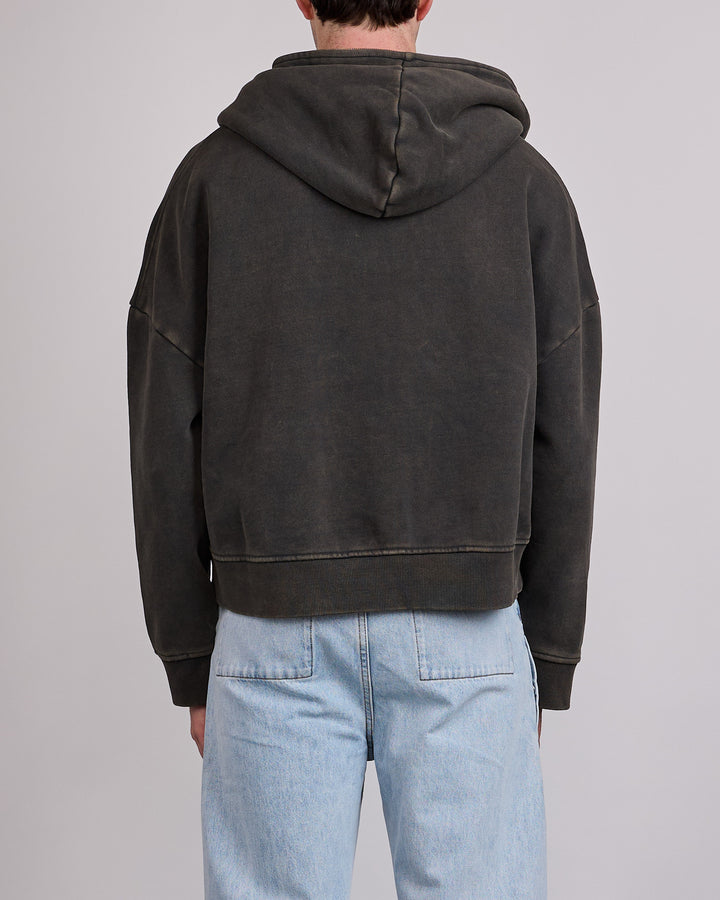 Entire Studios Uniform Eternal Zip Hoodie Washed Black