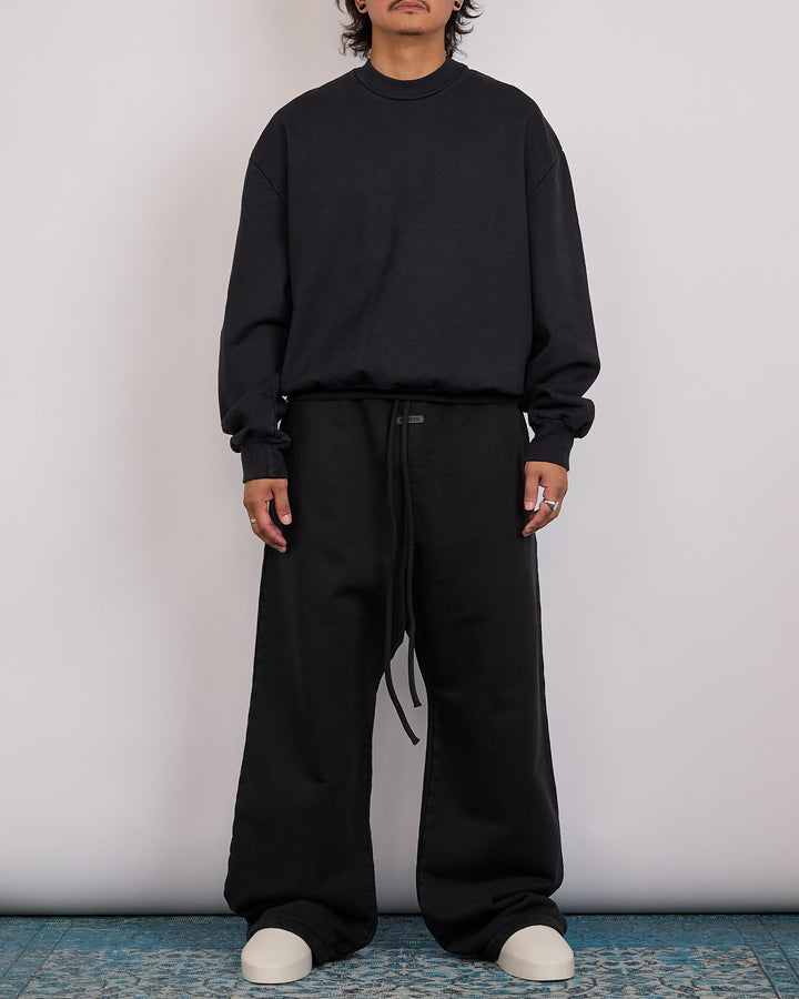 Fear of God 9th Classic Fit Half Raglan Crewneck Black